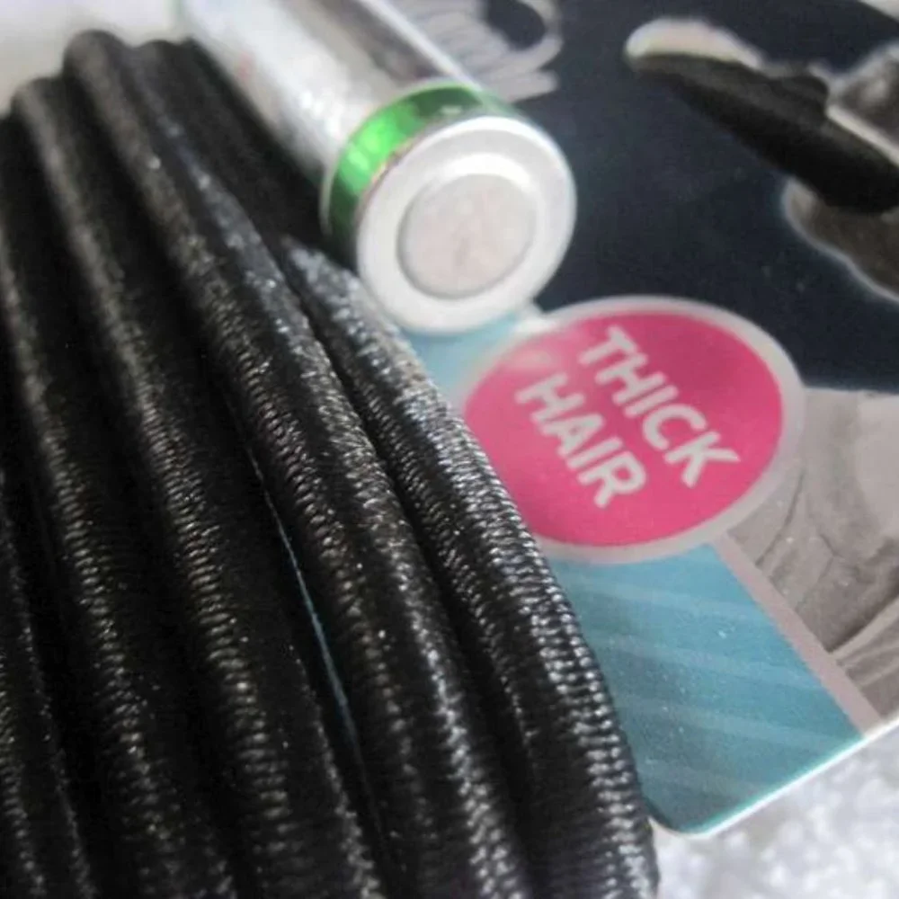 14 Goody Big Thick Fix Ouchless No Metal Hair Band Elastic Ponytailers Java Bean